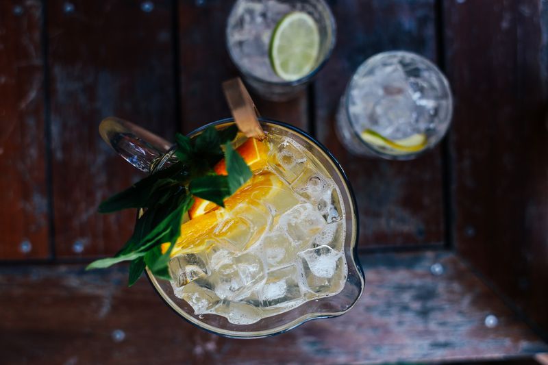 Fresh lemonade beverage